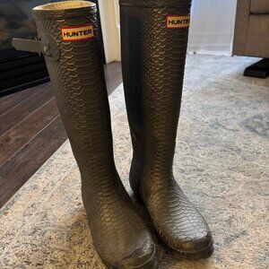 Grey Crocodile / Python Hunter Boots